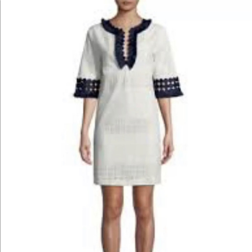 Belle Badgley Mischka Ivory Daya Dress Size 4